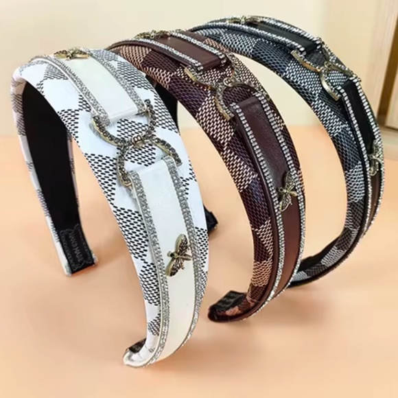 Rhinestone Bee Headband (1) - Picture 2 of 6